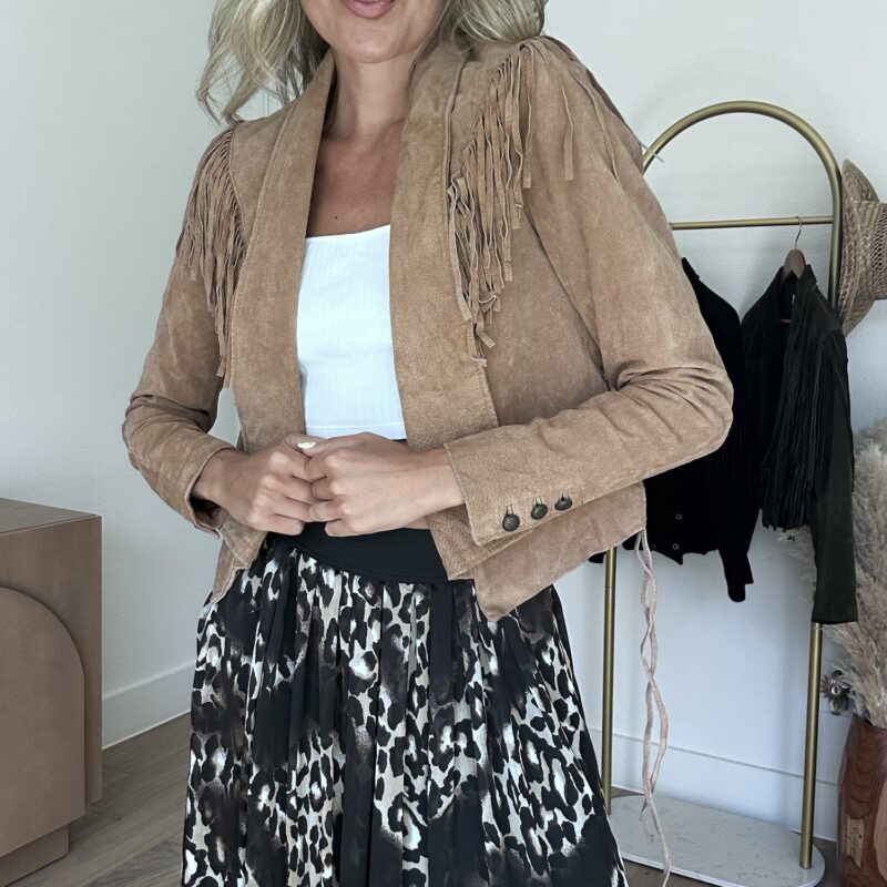 Lace-Up Legend Suede Jacket