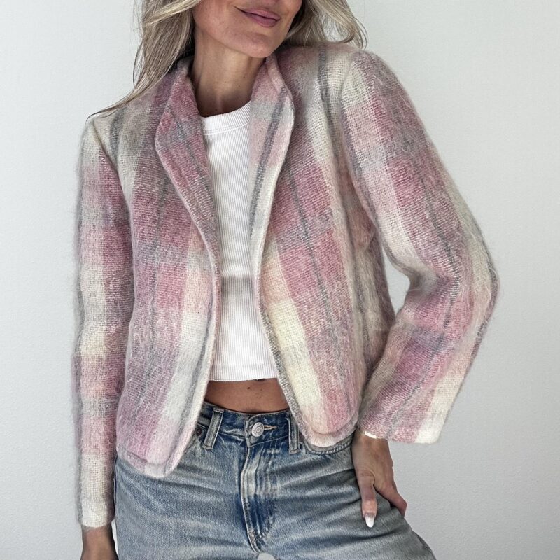 Perfectly Pastel Mohair Blazer