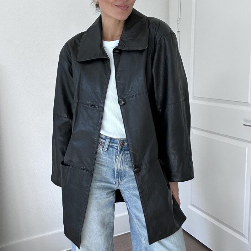 Off Duty Leather Jacket