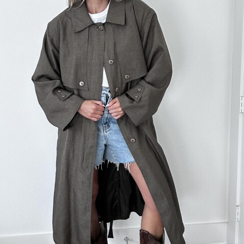 Trench You Later Coat