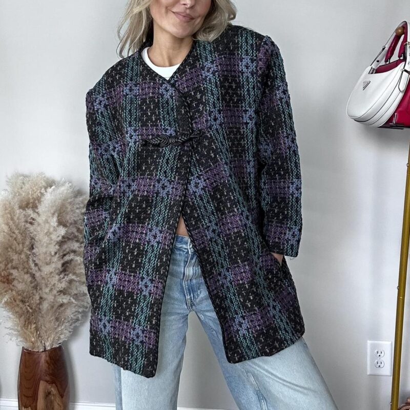 Tweed You Later Wool Coat