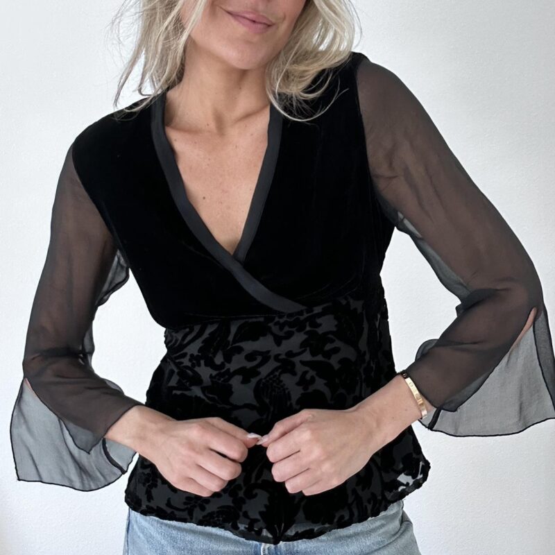 Velvet Vibes Boho Top