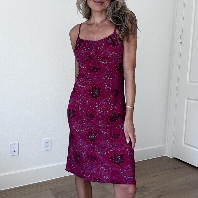 Slip Into Paisley Midi Dress