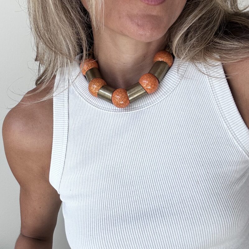 Sunburst Adjustable Tie Necklace