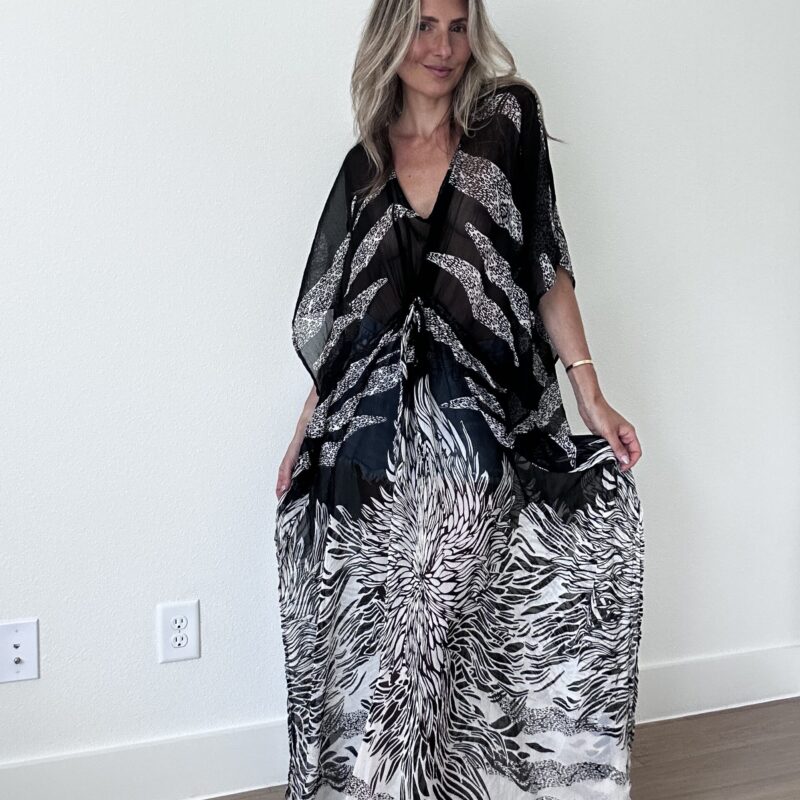 Cabana Nights Sheer Cover-Up