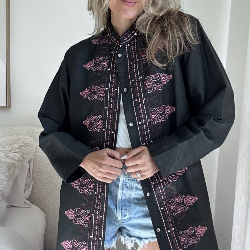 Rosy Outlook Boho Jacket