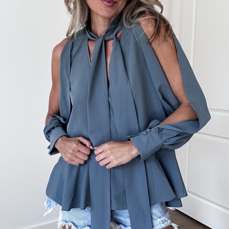 Tie It Your Way Ruffle Blouse