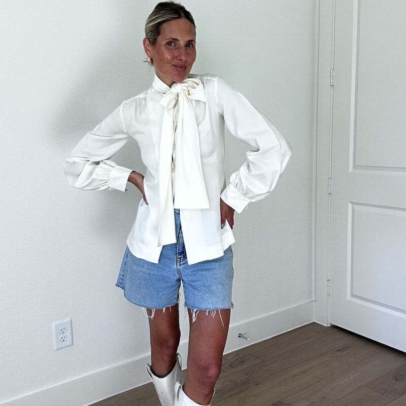 Tied Up at Twilight Blouse