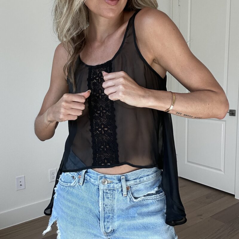 Catch the Breeze Crochet Tank