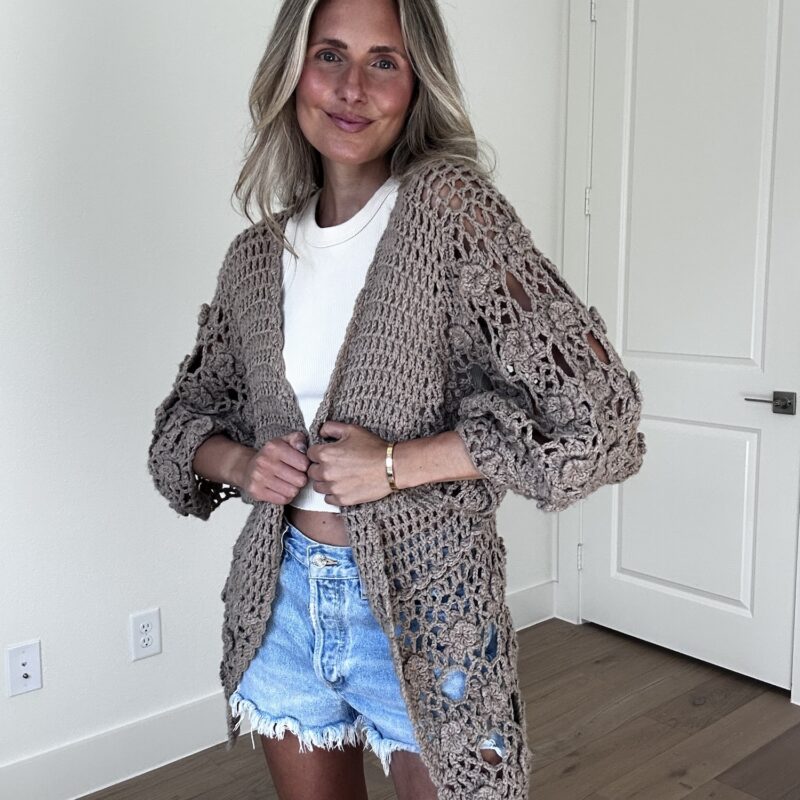 Floral Fields Crochet Cardigan