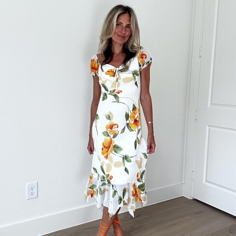 Hibiscus Heatwave Midi Dress