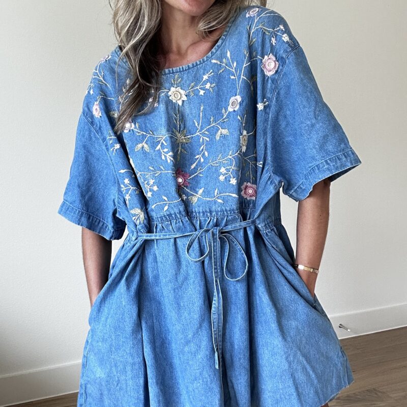 Upcycled & Country-Spun Denim Mini