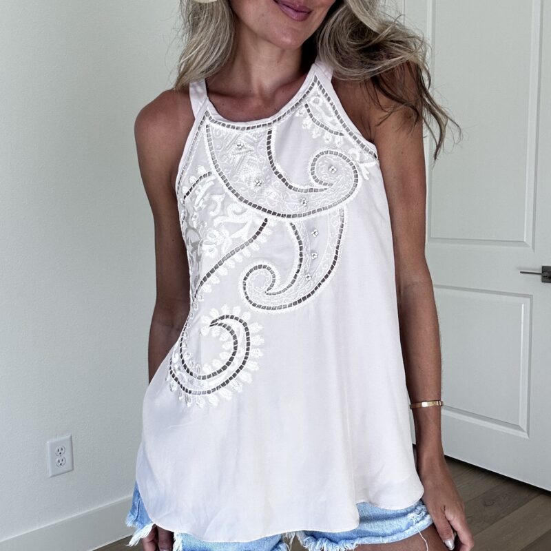 Head Over Heels Beaded Tank