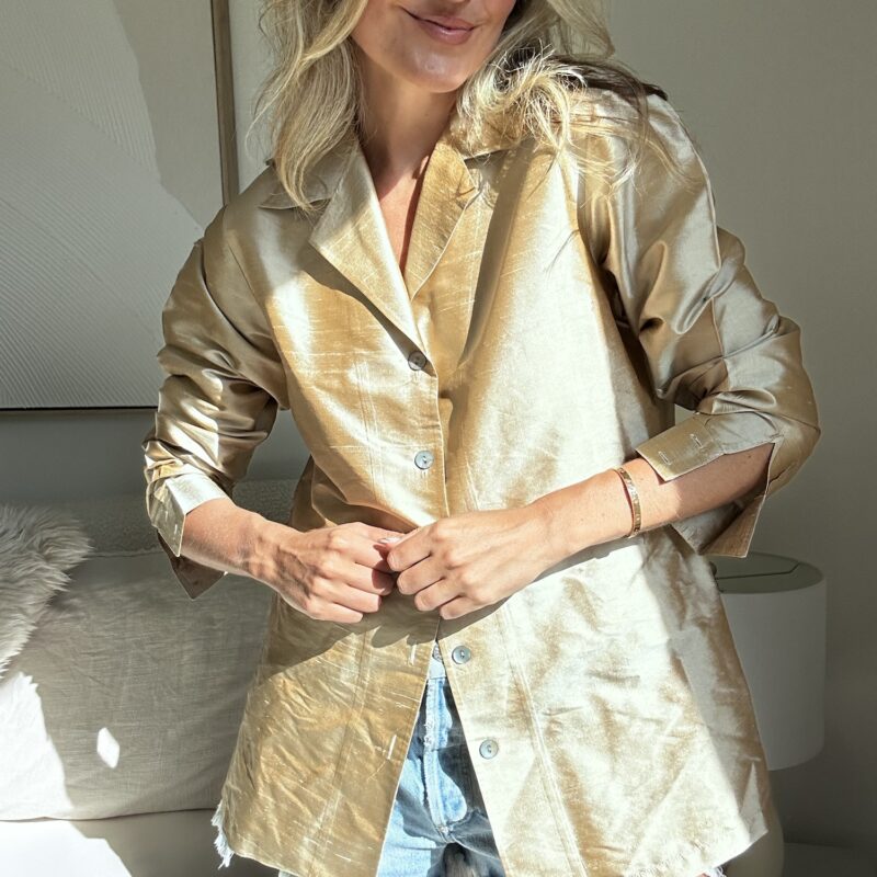 Light Catcher Silk Blouse