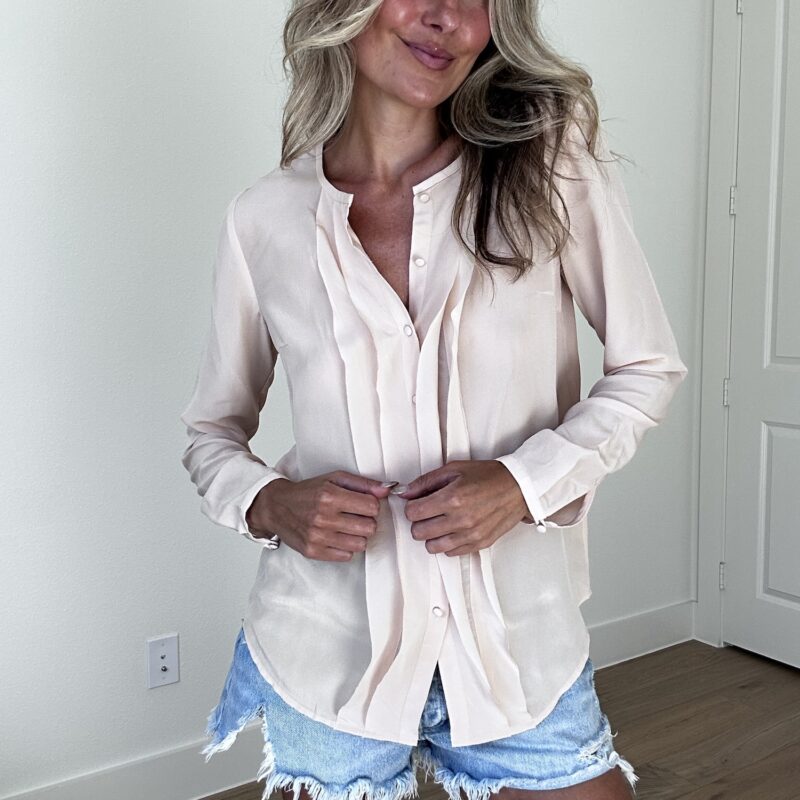 Soft Spoken Silk Blouse