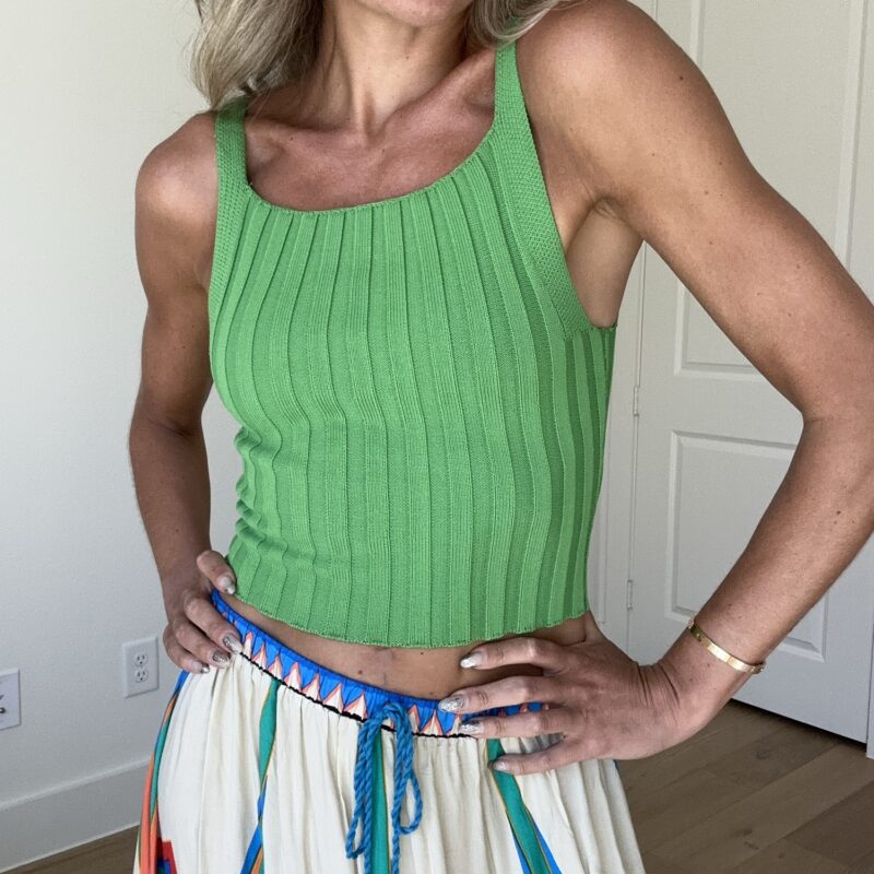 Palm Party Knit Tank