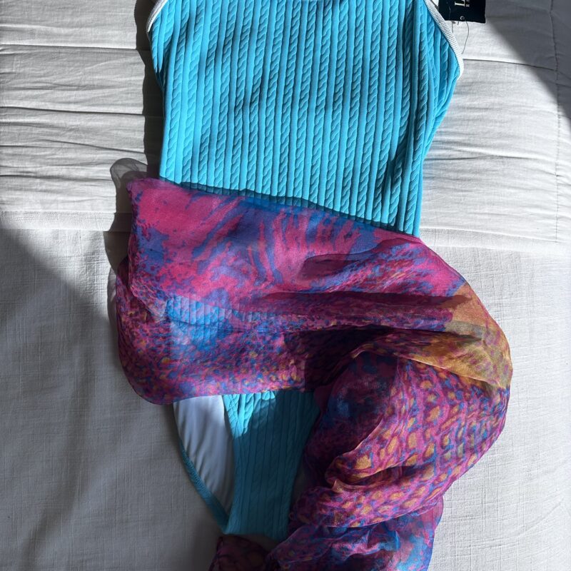 Cabana Swirl Multiway Silk Scarf