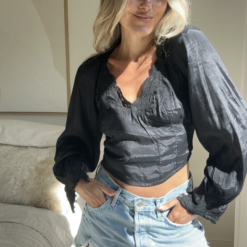Noir Nights Corset Blouse