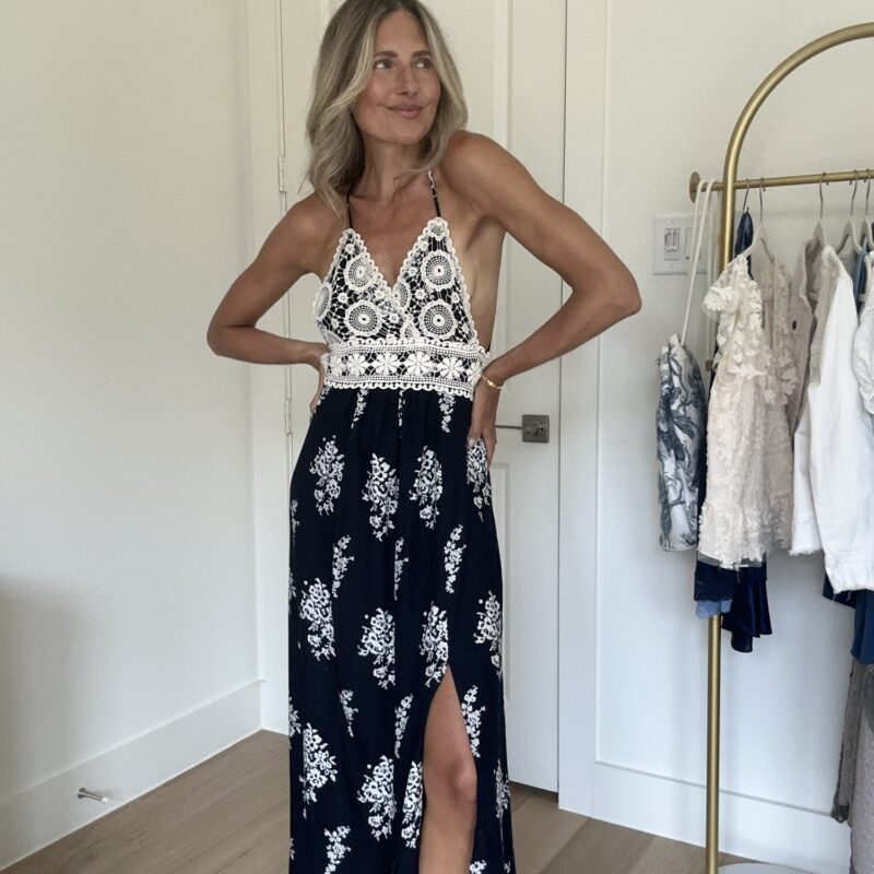 Tide Bloom Maxi Dress