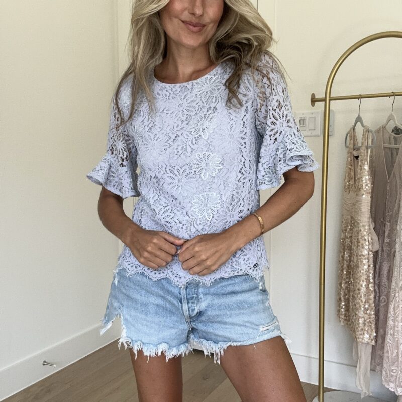 Frill Seeker Lace Top