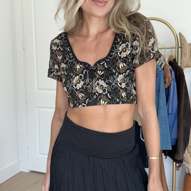 Babes in Bronze Crop Top