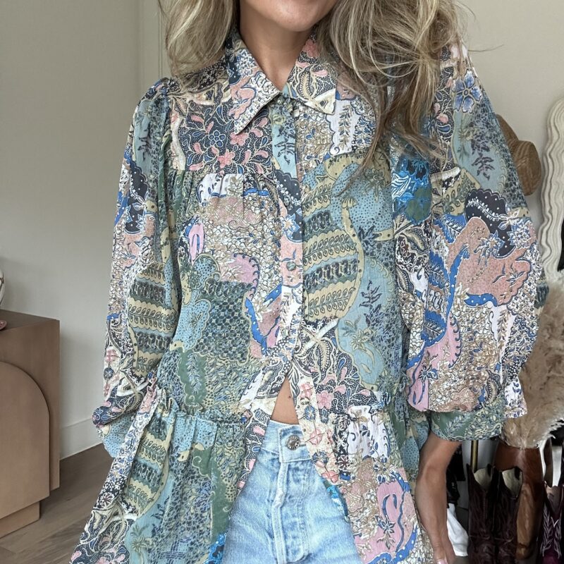 Daydreams and Paisley Boho Blouse