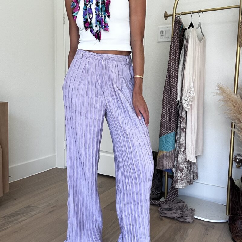 Sugar Plum Wide Leg Trouser Pants