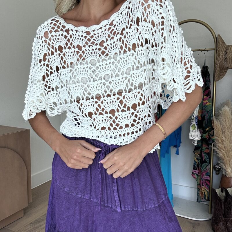 Sunlit Loops Summer Sweater