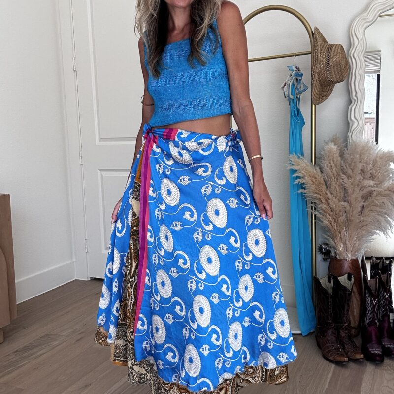 Twirl Me to Paradise Wrap Skirt