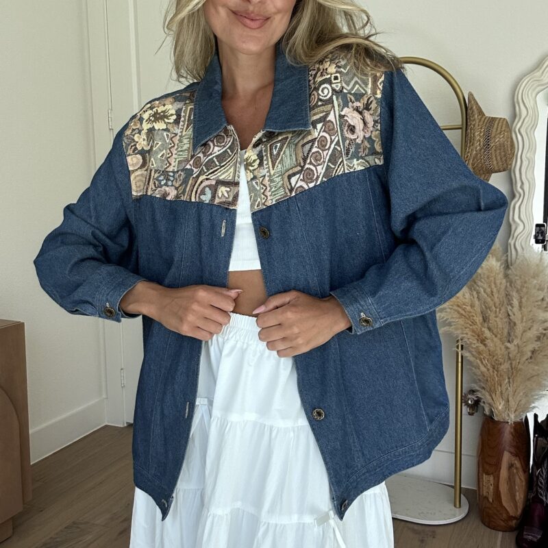 Desert Mosaic Denim Jacket