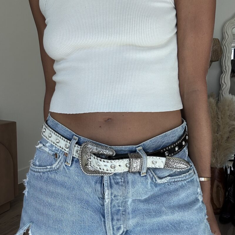 Rhinestone Rodeo Western Belt