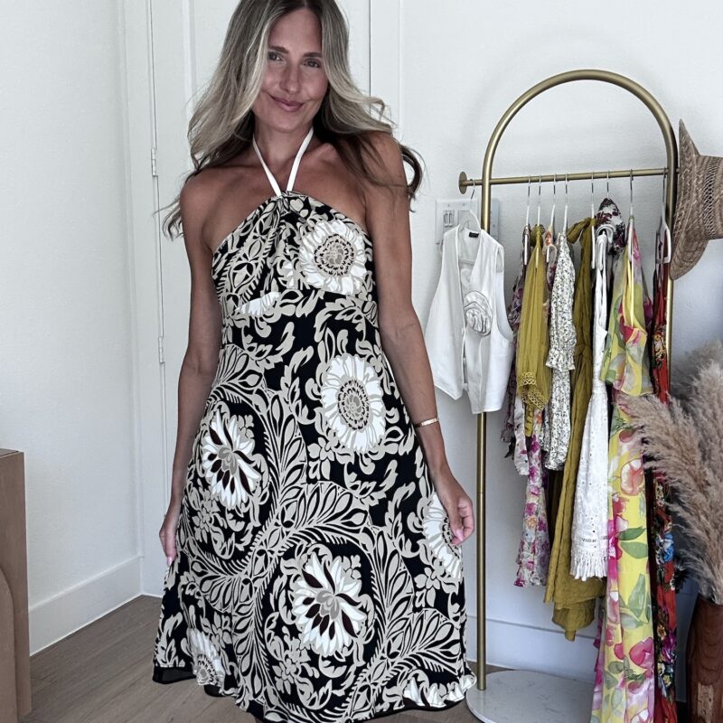 Upcycled Silk Garden Dress