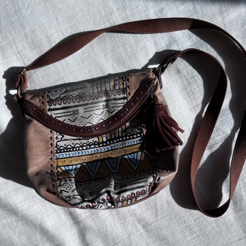 Painted Trails Leather Bag
