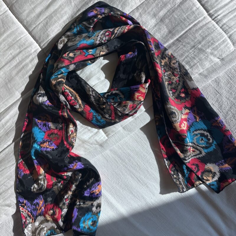 Wrapped in Color Vintage Satin Scarf