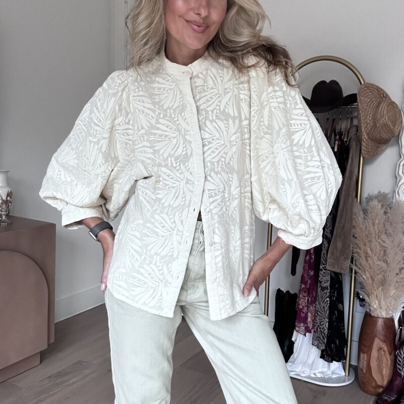 Vanilla Fields Textured Blouse