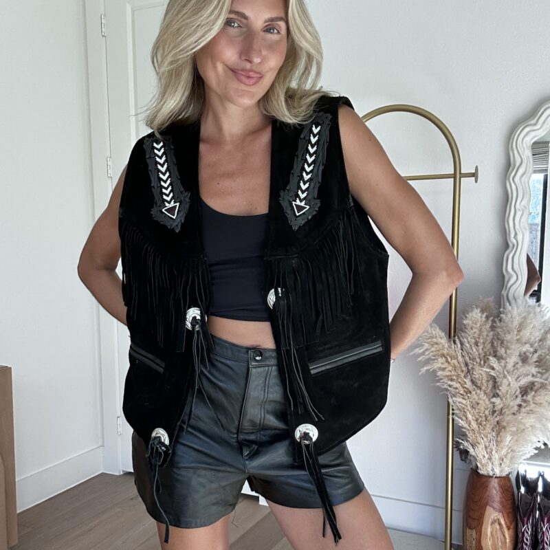 Bead It, Cowboy Vintage Fringe Vest