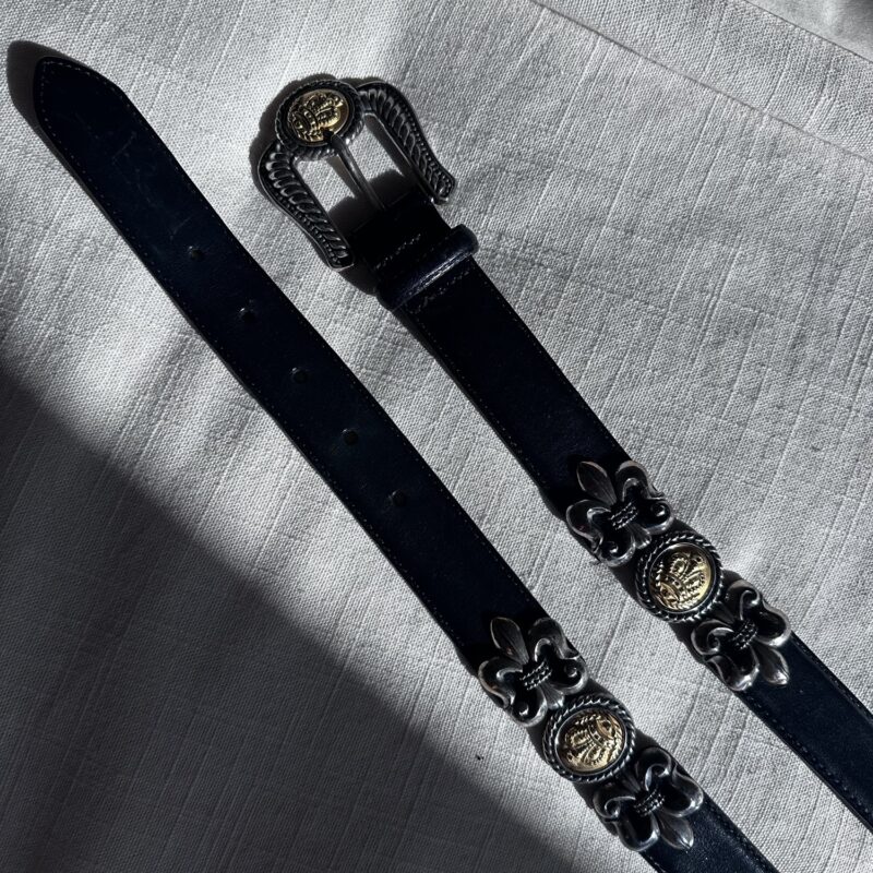 Claim Your Crown Vintage Leather Belt