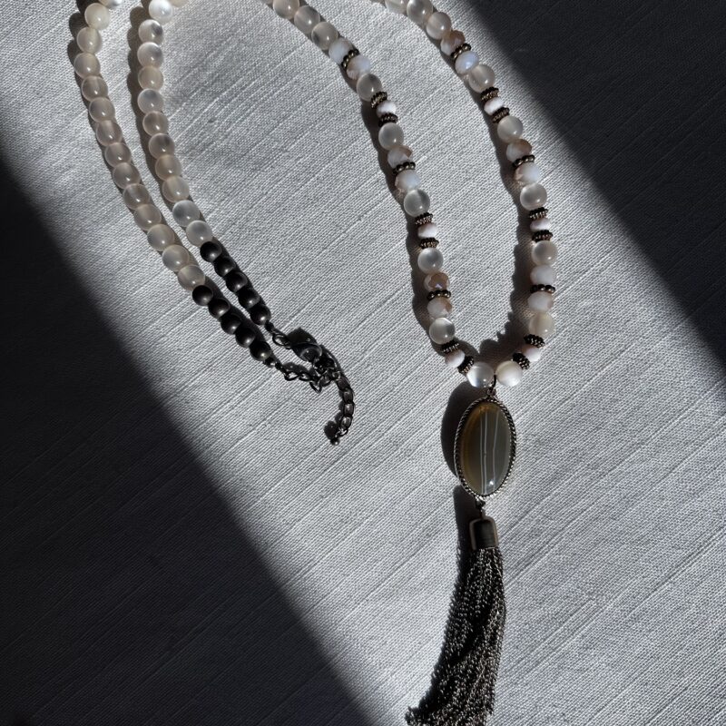 Desert Moon Vintage Pendant Necklace