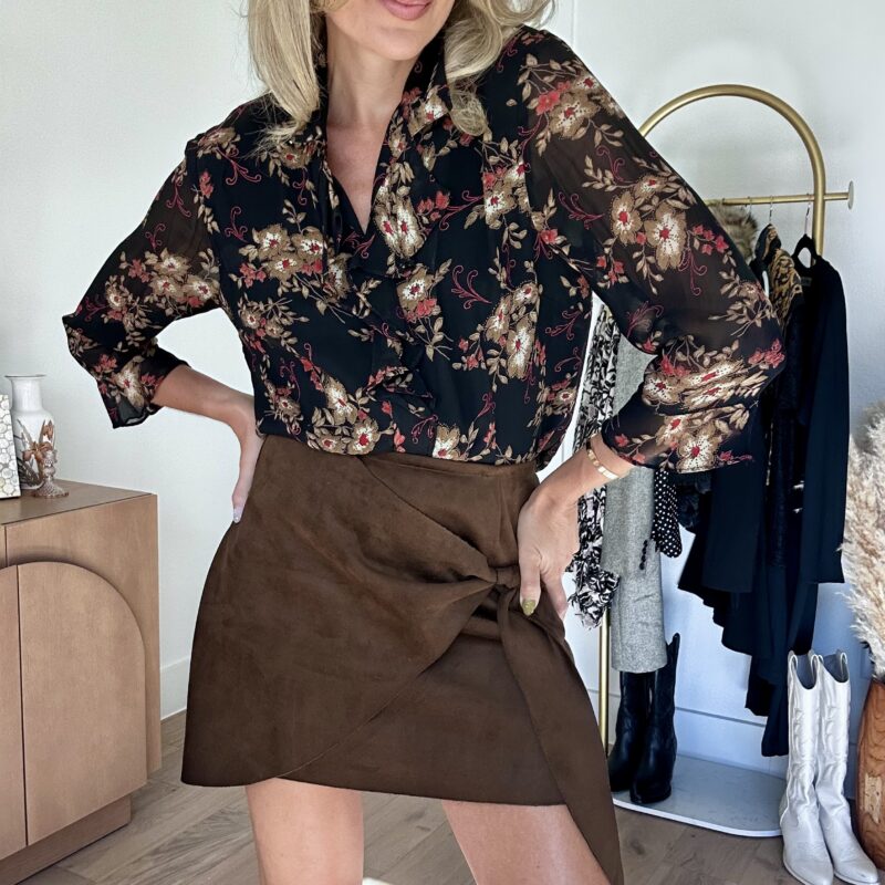 Cowboy’s Crush Vintage Ruffle Blouse