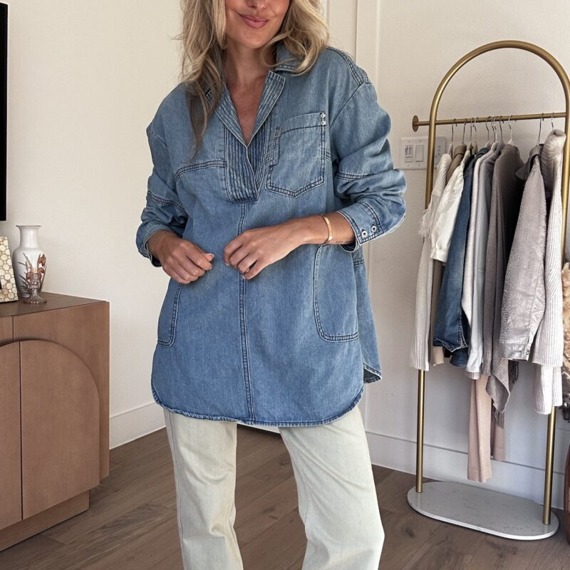 Singing the Blues Denim Tunic