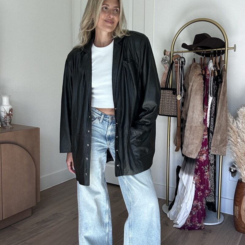 The Rosie — Vintage Leather Jacket