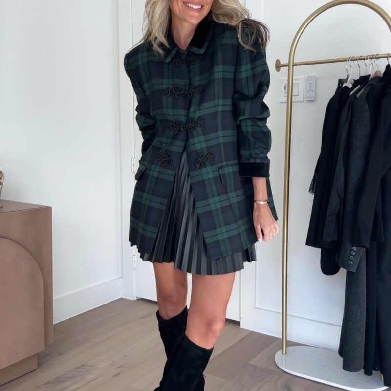 Highland Tartan Affair Vintage Wool Blazer