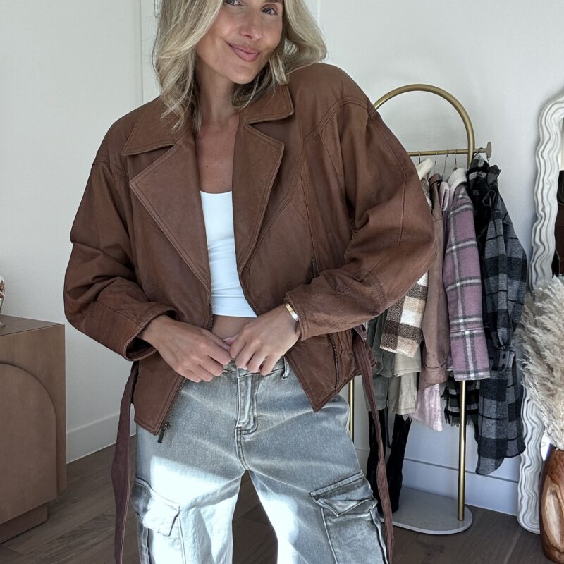 Bound to Be Cool Vintage Leather Jacket