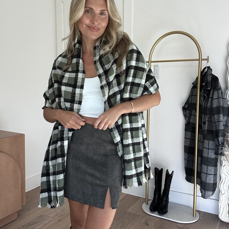 Cuddle Terrain Plaid Scarf