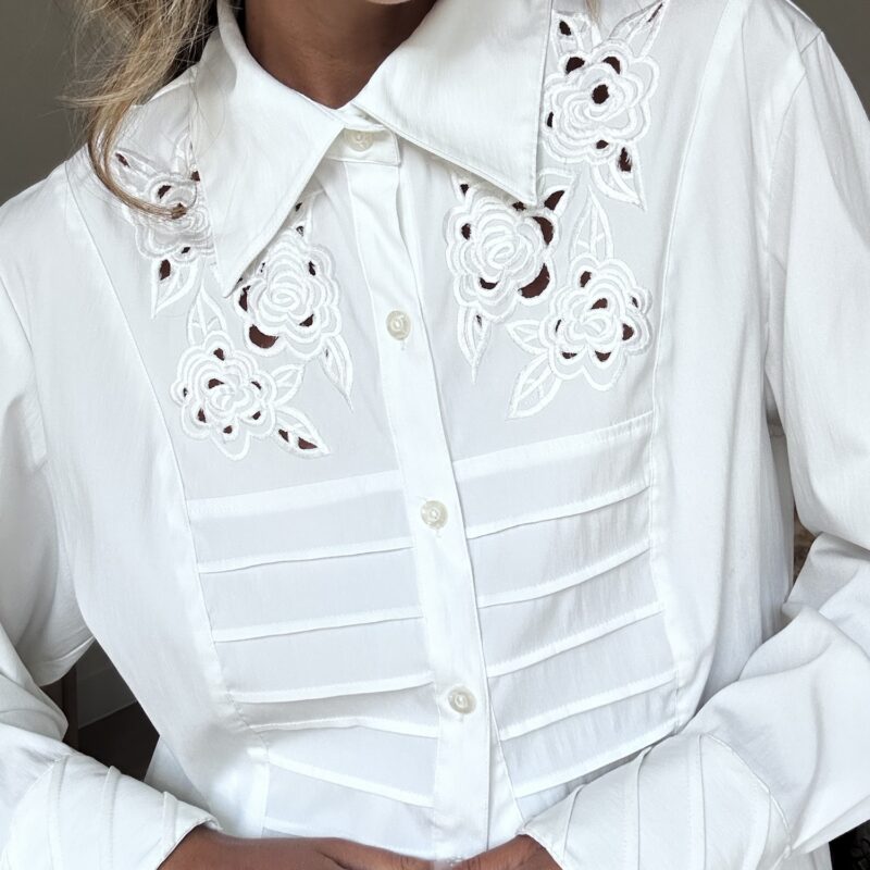 Pretty as a Rose Vintage Western Blouse