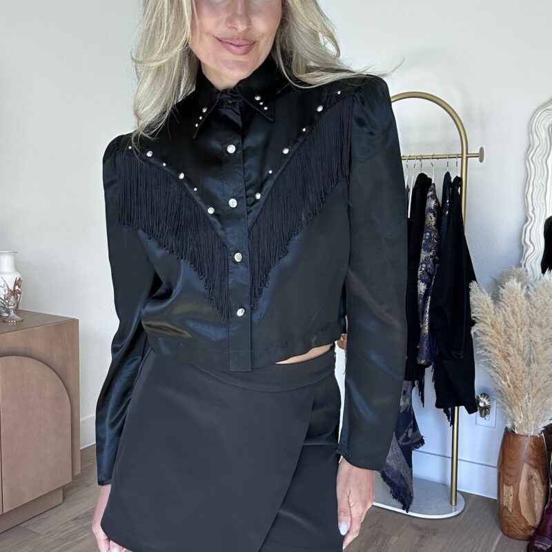 Backstage Pass Vintage Western Blouse