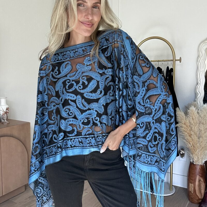Meet Me in Marfa Fringe Poncho