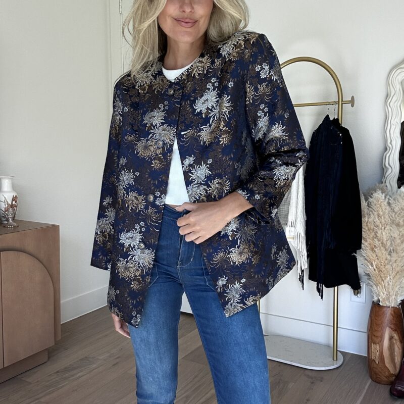 Twilight Ranch Vintage 1970s Jacquard Blazer