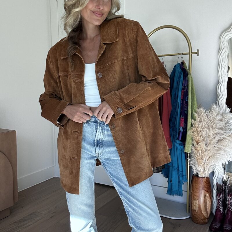 In Suede We Trust Vintage Suede Jacket