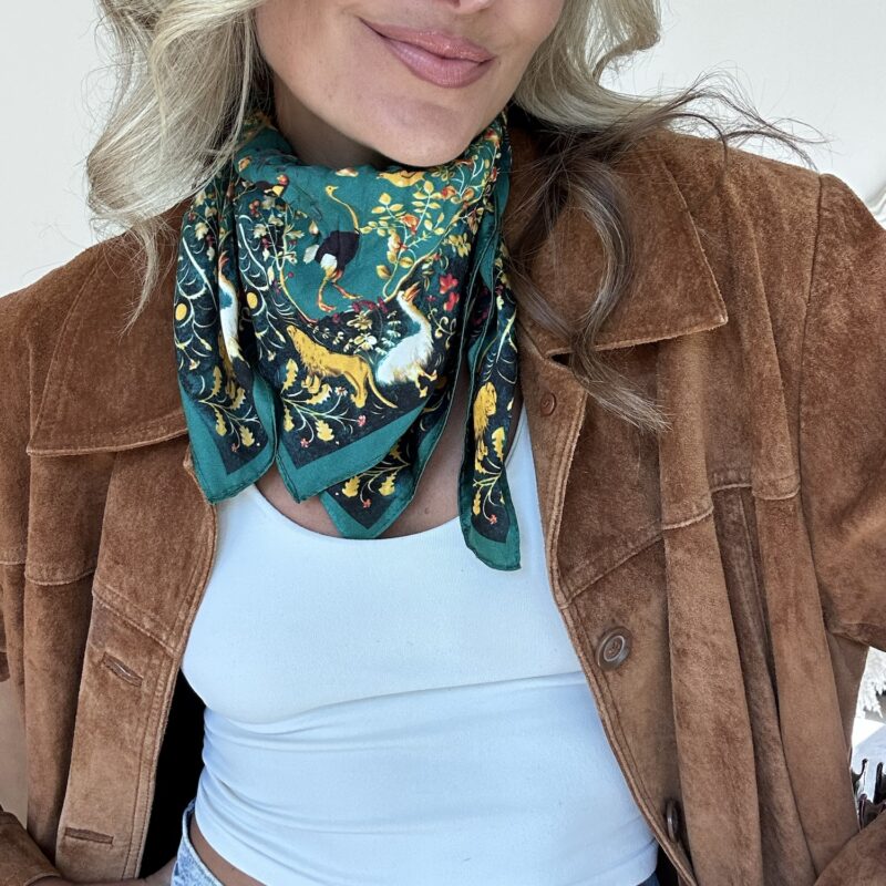 Call of the Styled Vintage Silk Scarf